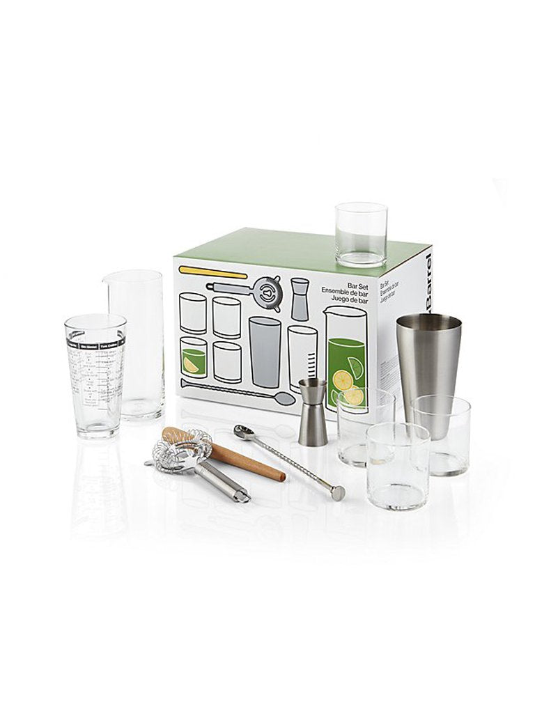 Boxed Bar Set 11pc by Crate & Barrel