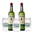 2 Jameson Irish Whiskey 700ml + 3 Jameson Mason Jars (Freebie)