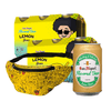 2 San Miguel Flavored Beer Lemon 330 mL Can 6-Pack + 1 San Miguel Belt Bag (Freebie)