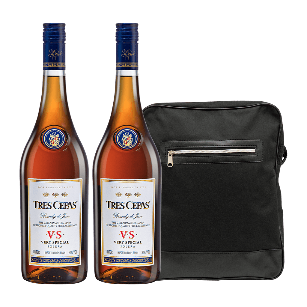 2 Tres Cepas VS 1L + FREE Tres Cepas Sling Bag