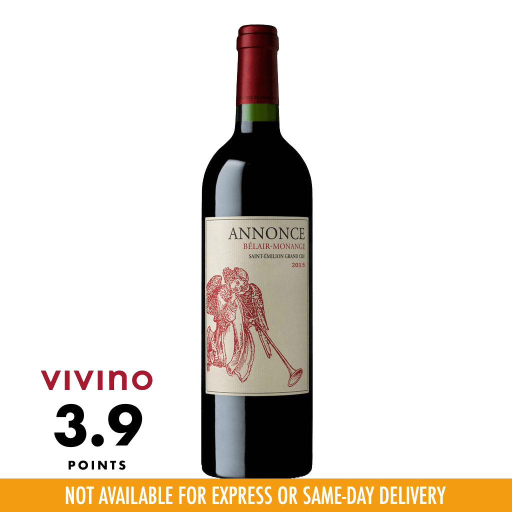 Annonce Belair Monange St Emilion Grand Cru 2015 750ml - Boozy.ph