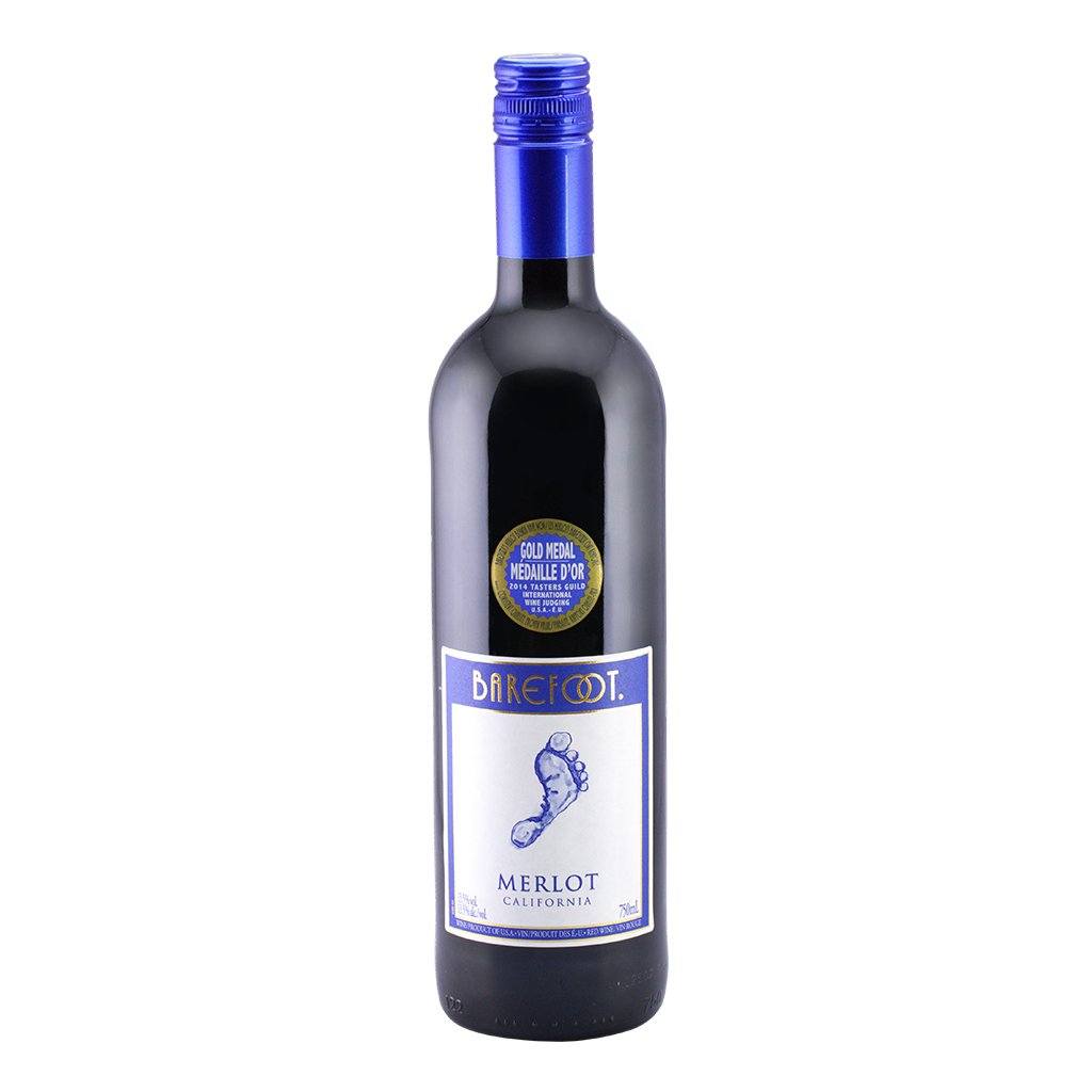 Barefoot Merlot 750ml - Boozy.ph