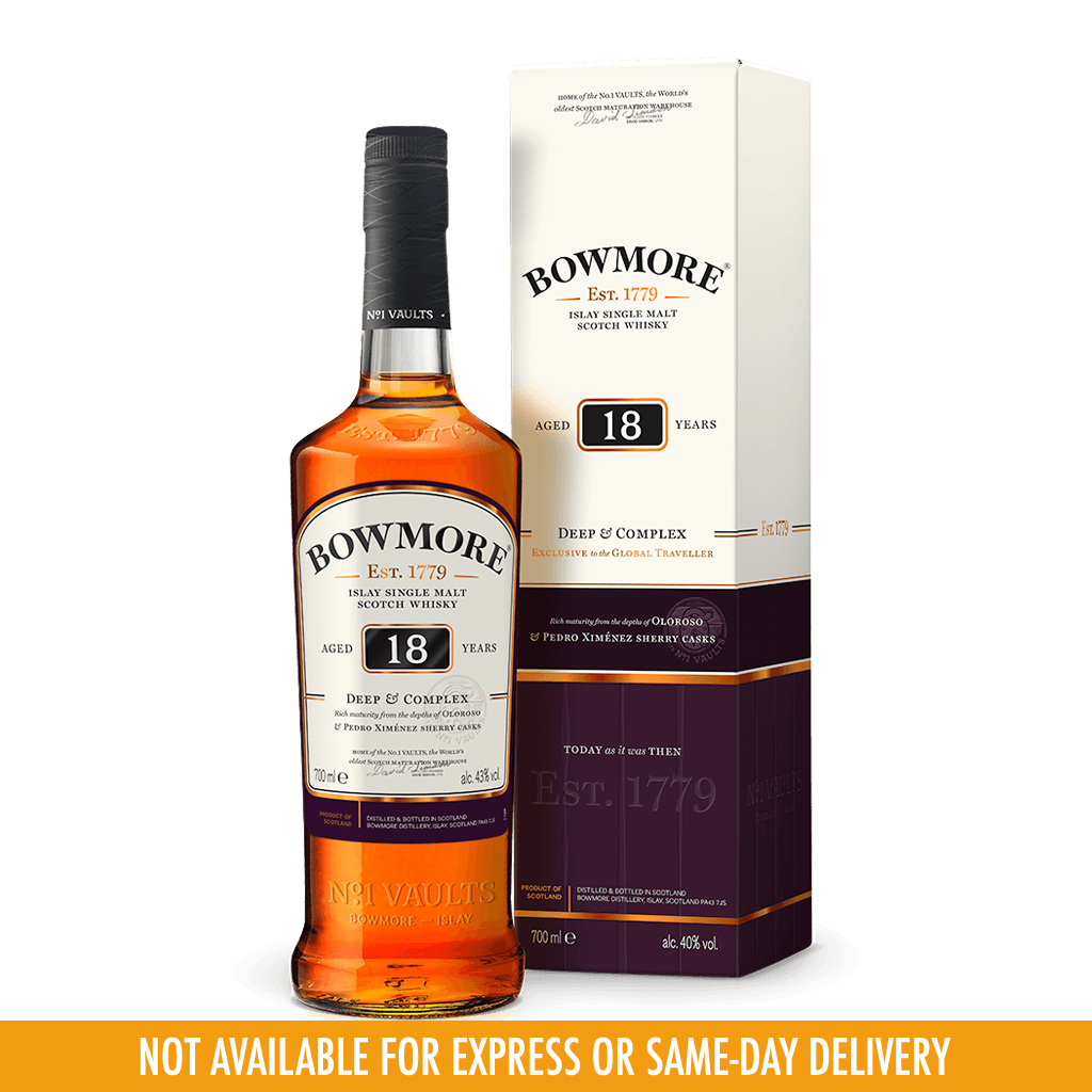 Bowmore 18yo Deep and Complex Whisky 700ml - Boozy.ph