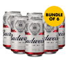Budweiser Can 330ml Bundle of 6