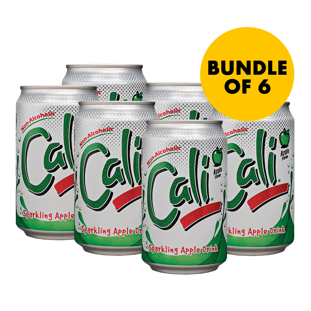 Cali Apple 330 mL Can Bundle of 6