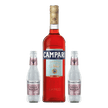 Campari Bitter 700ml + 2 Fever Tree Soda Water 200ml Bundle