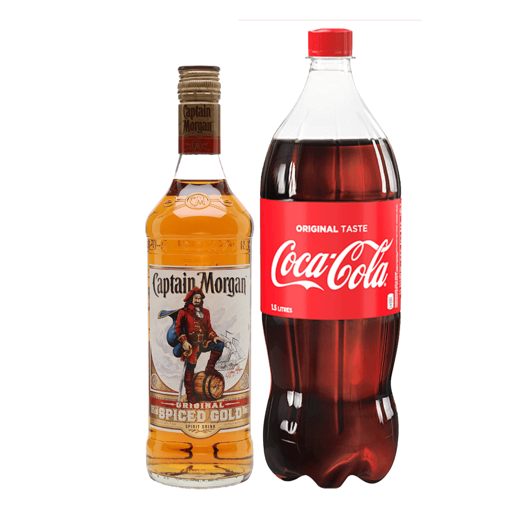 Captain Morgan Original Spiced Gold 750ml + FREE Coca-Cola 1.5L