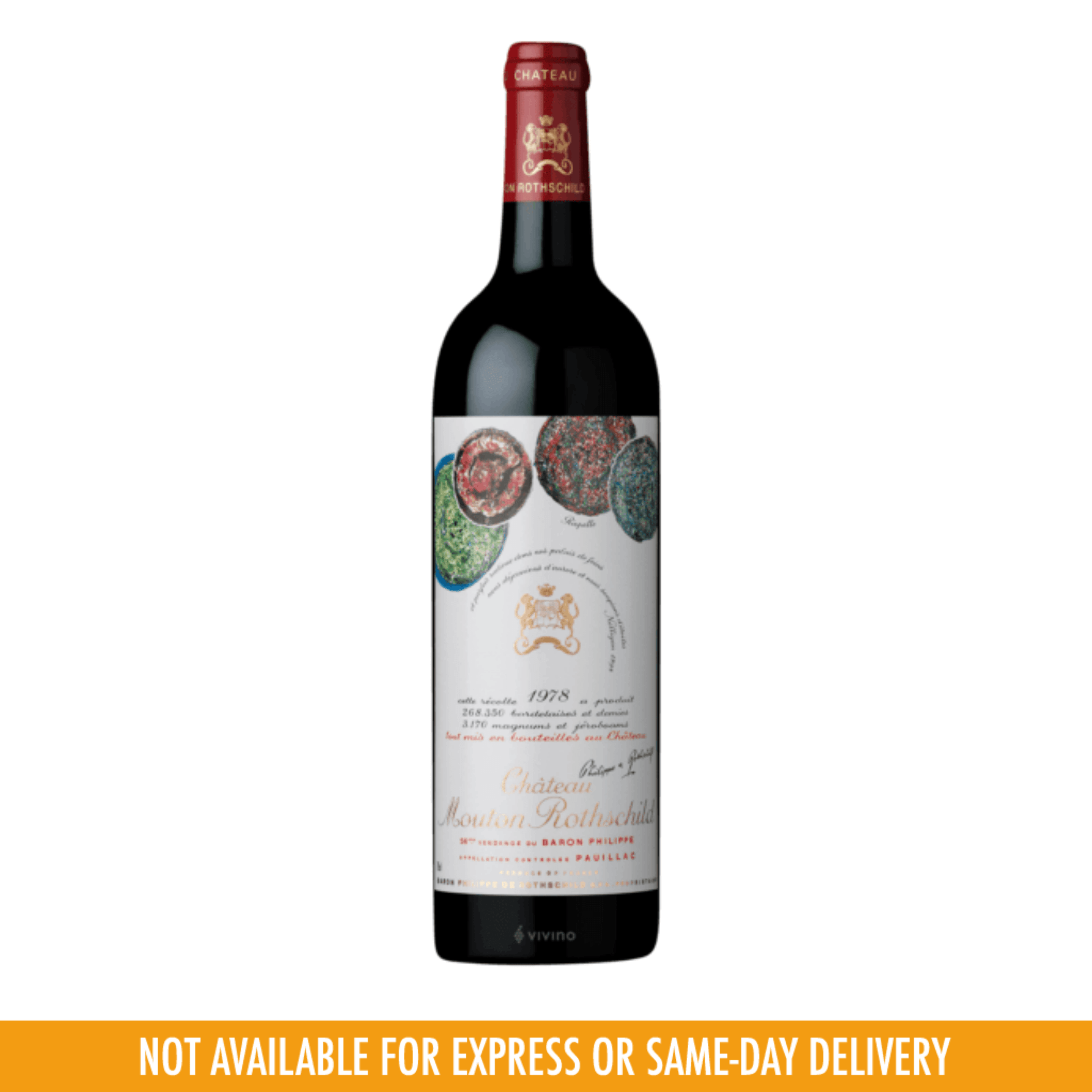 Chateau Mouton-Rothschild 1er Cru Classé Pauillac 1978 750ml
