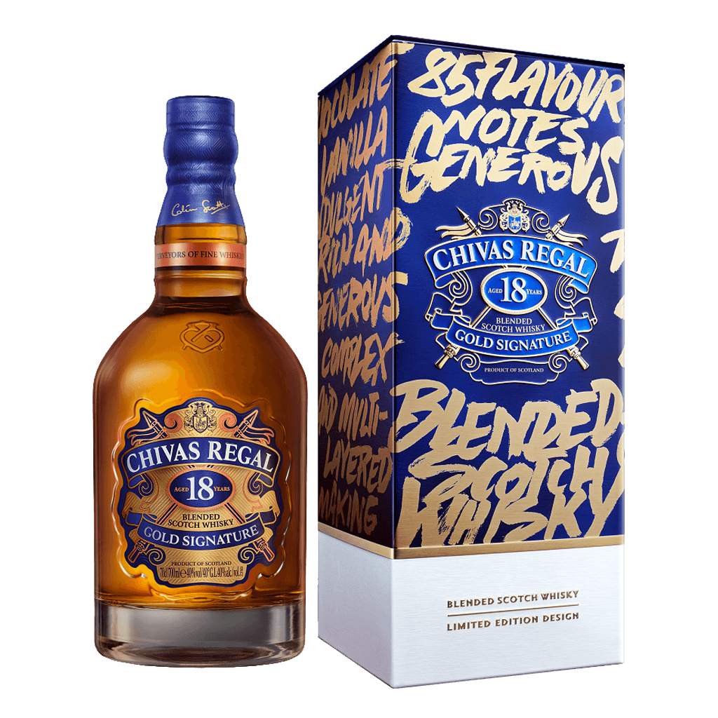Chivas 18yo 700ml with Tin Can