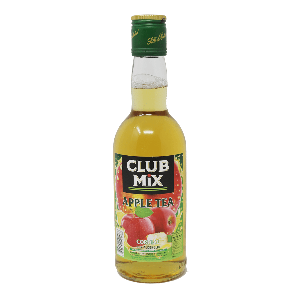 Club Mix Apple Tea Cordial 350ml - Boozy.ph
