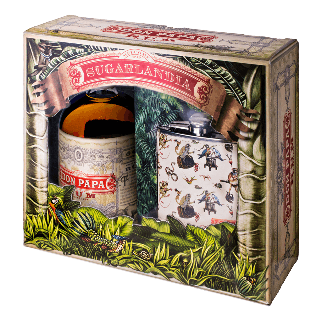 Don Papa 7yo 700ml Flask Pack