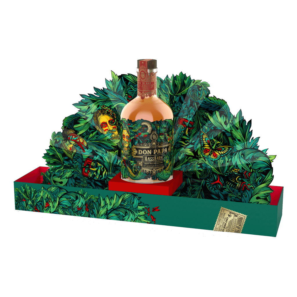 Don Papa Spiced Rum Masskara 700ml with Fanfare Box