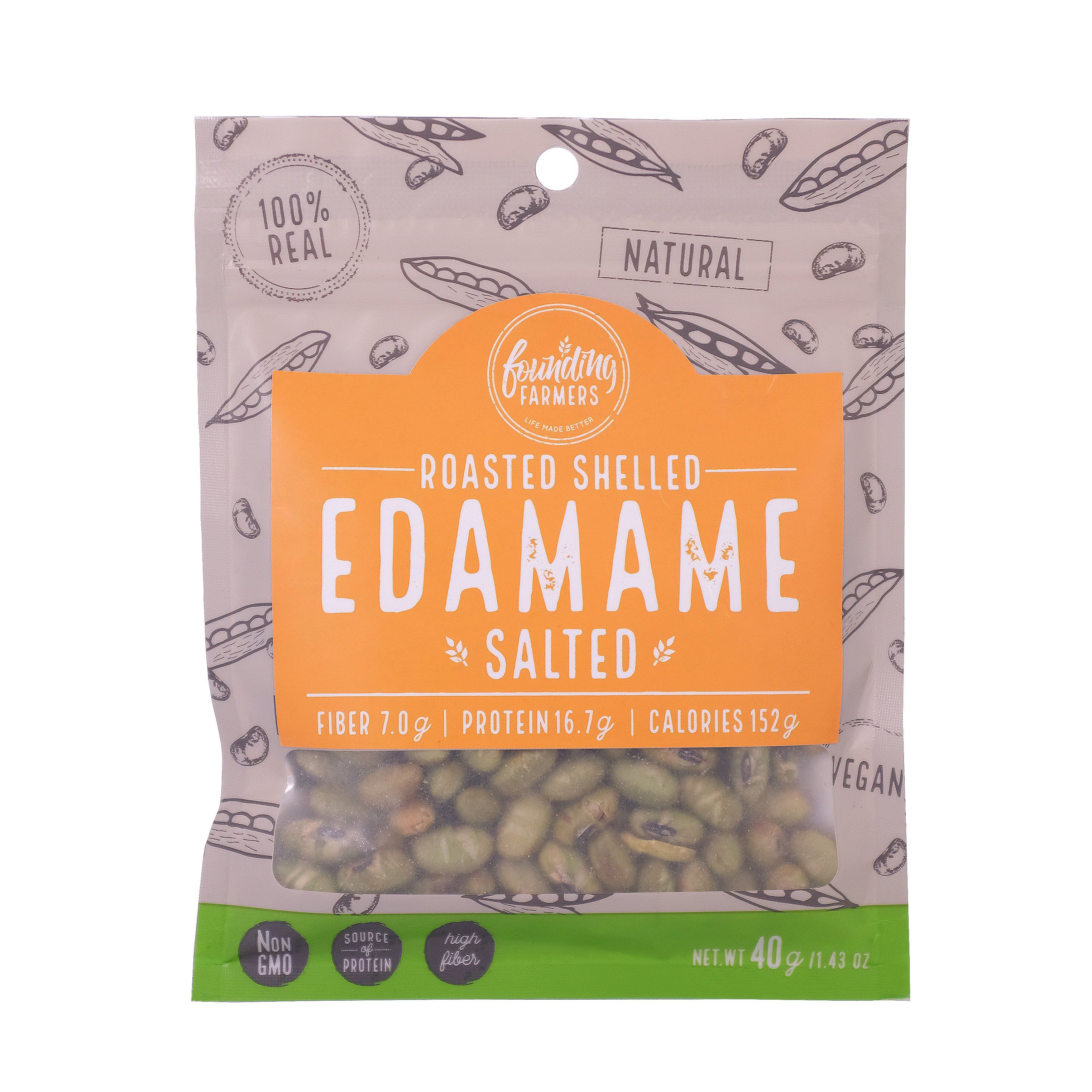 Founding Farmers Roasted Edamame Salted - Boozy.ph