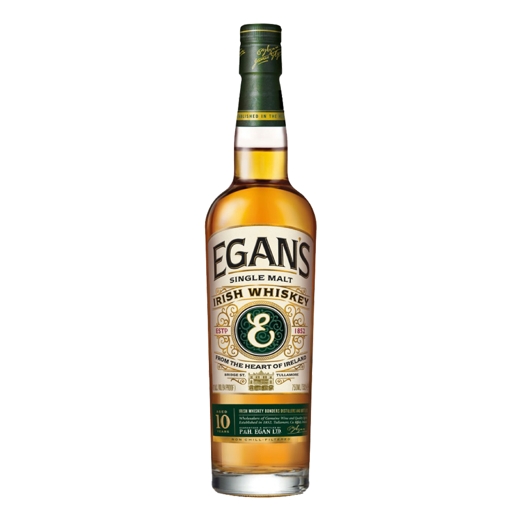 Egan's Single Malt 10YO Irish Whiskey 700ml - Boozy.ph