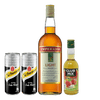 Emperador Light 1L + 2 Schweppes Soda Water 325ml + Club Mix Apple Tea Cordial 350ml