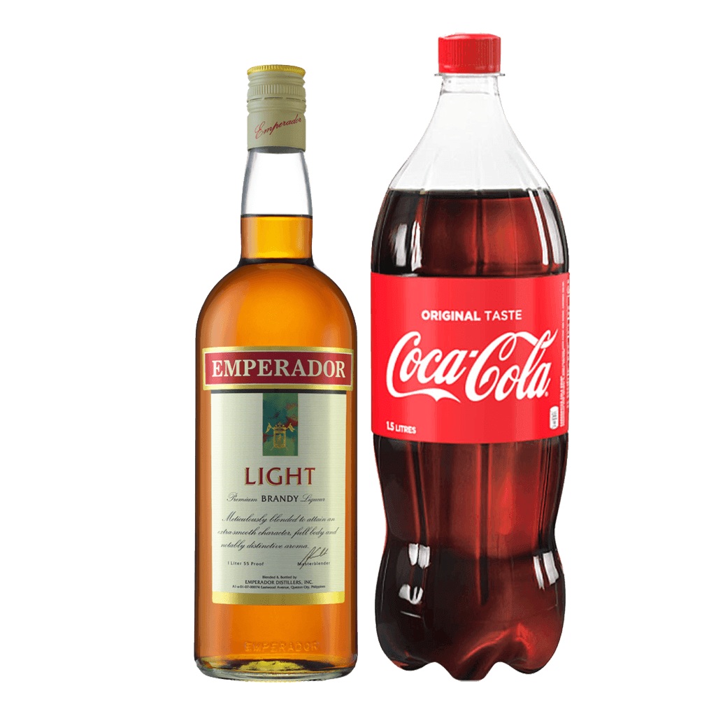 Emperador Light 1L +  Coca-Cola 1.5L Bundle