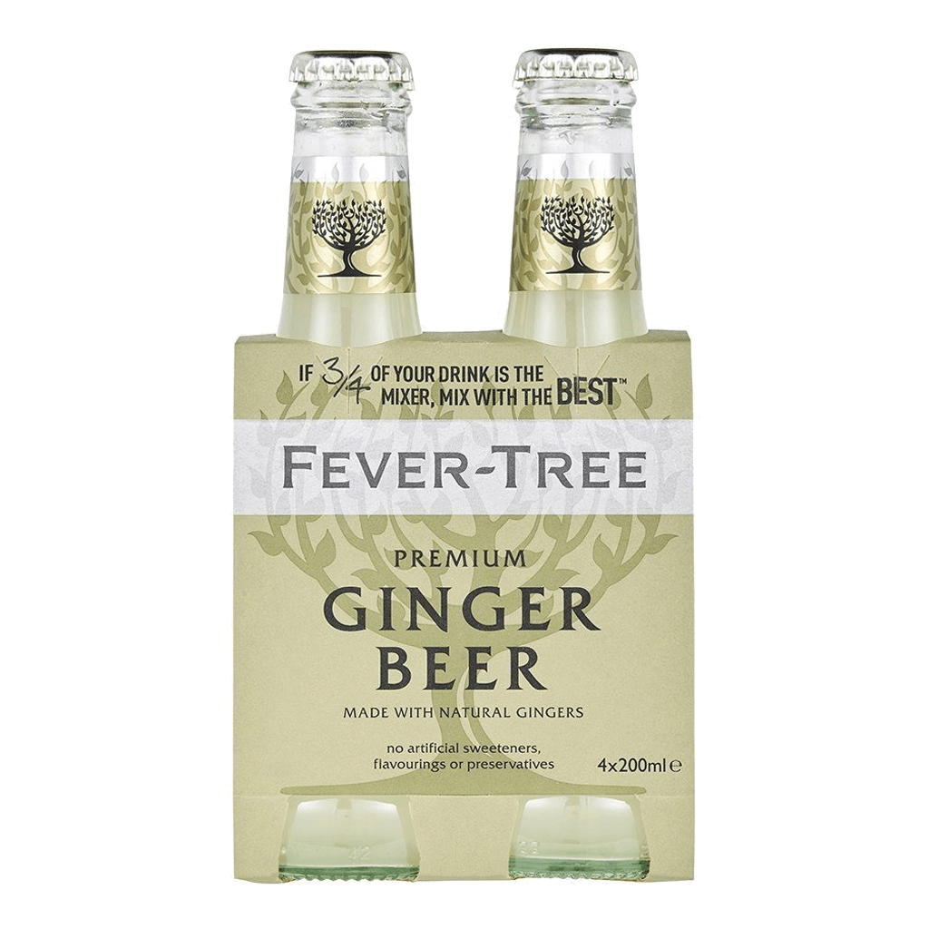 Fever Tree Ginger Beer 200ml 4-Pack