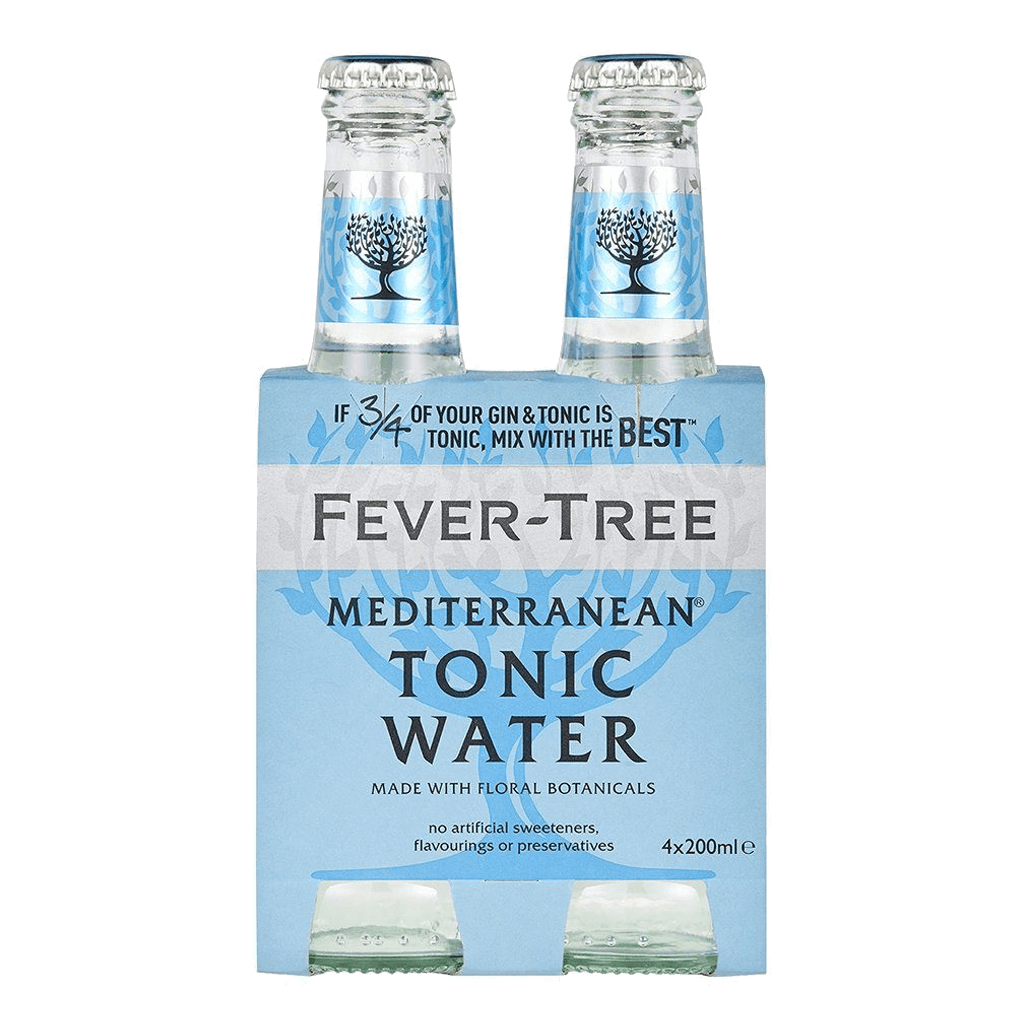 Fever Tree Mediterranean Tonic Water 200ml 4-Pack