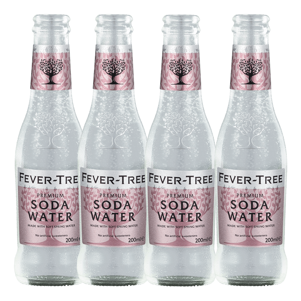 Fever Tree Soda Water 200ml Bundle of 4