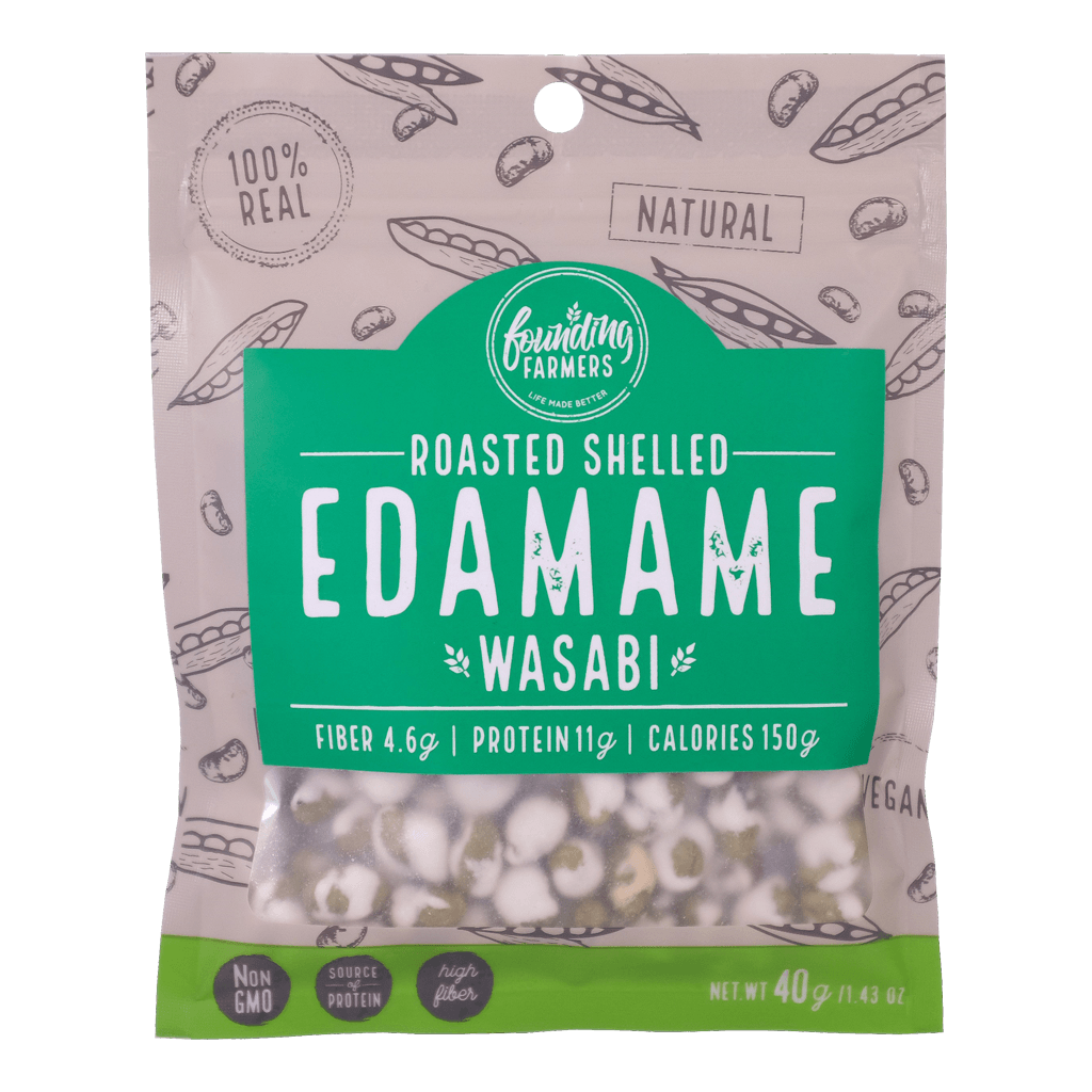 Founding Farmers Roasted Edamame Wasabi - Boozy.ph