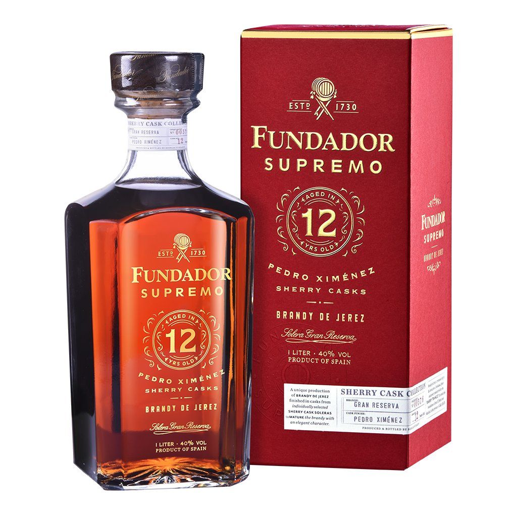 Fundador Supremo 12yo 1L - Boozy.ph