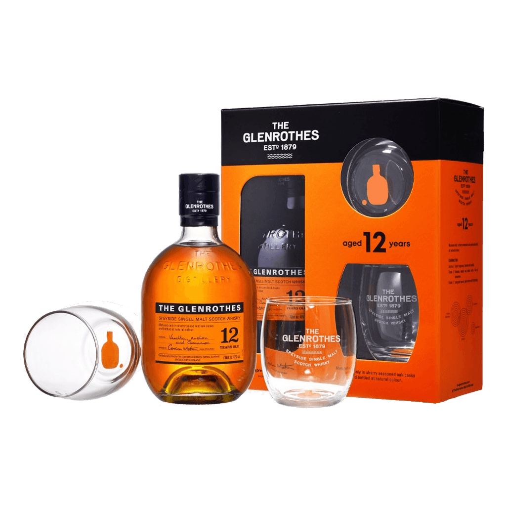 Glenrothes 12yo with 2 FREE Glasses