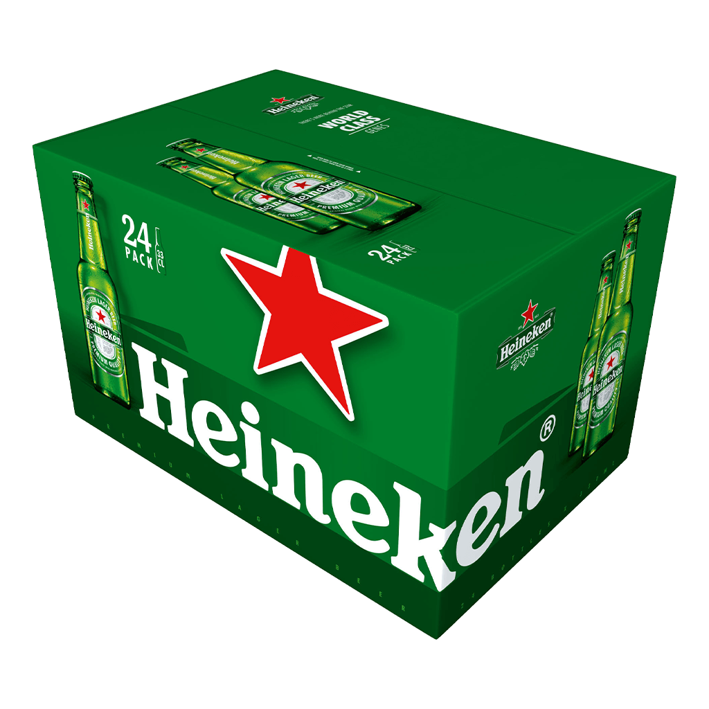 Heineken 330ml Case 24 Bottles - Boozy.ph