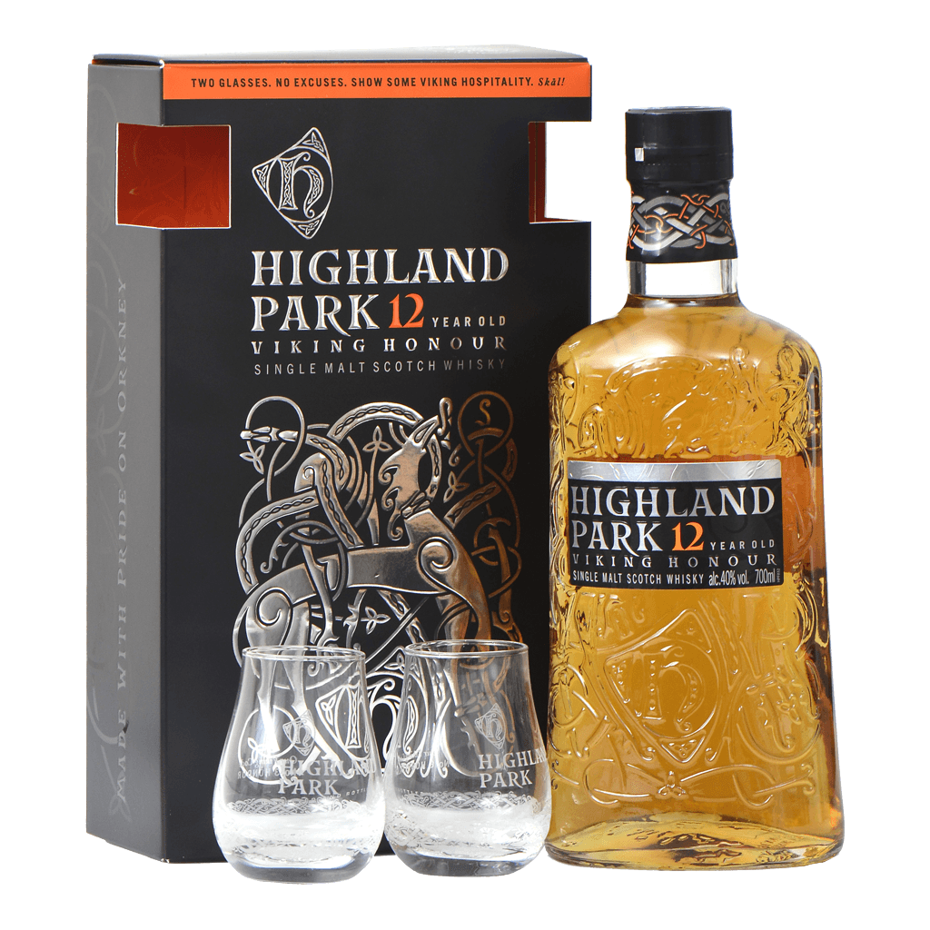Highland Park 12yo 700ml with 2 FREE Glasses