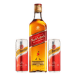 Johnnie Walker Red Label 1L + 2 FREE Schweppes Dry Ginger Ale 320ml