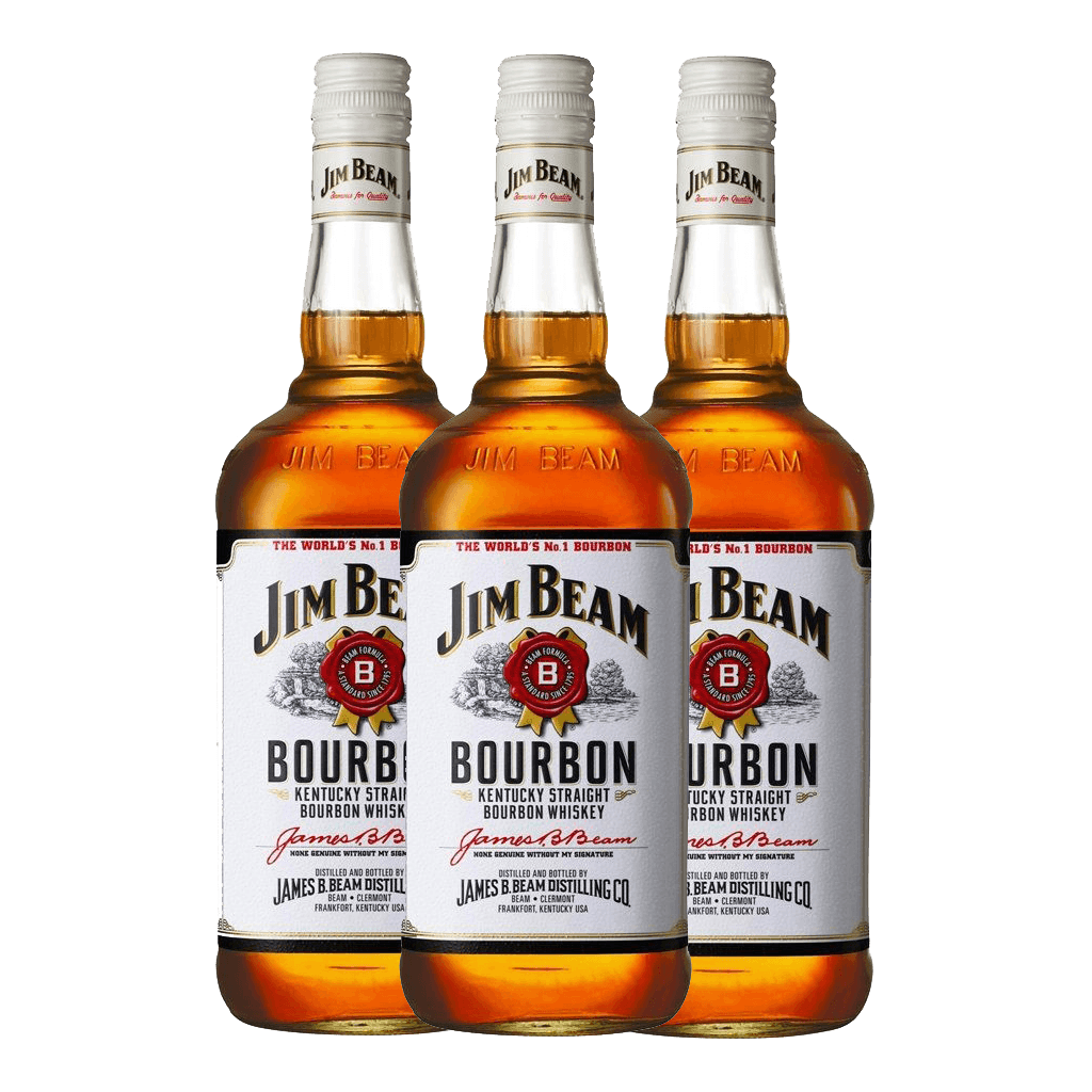 Jim Beam White 750ml Bundle of 3