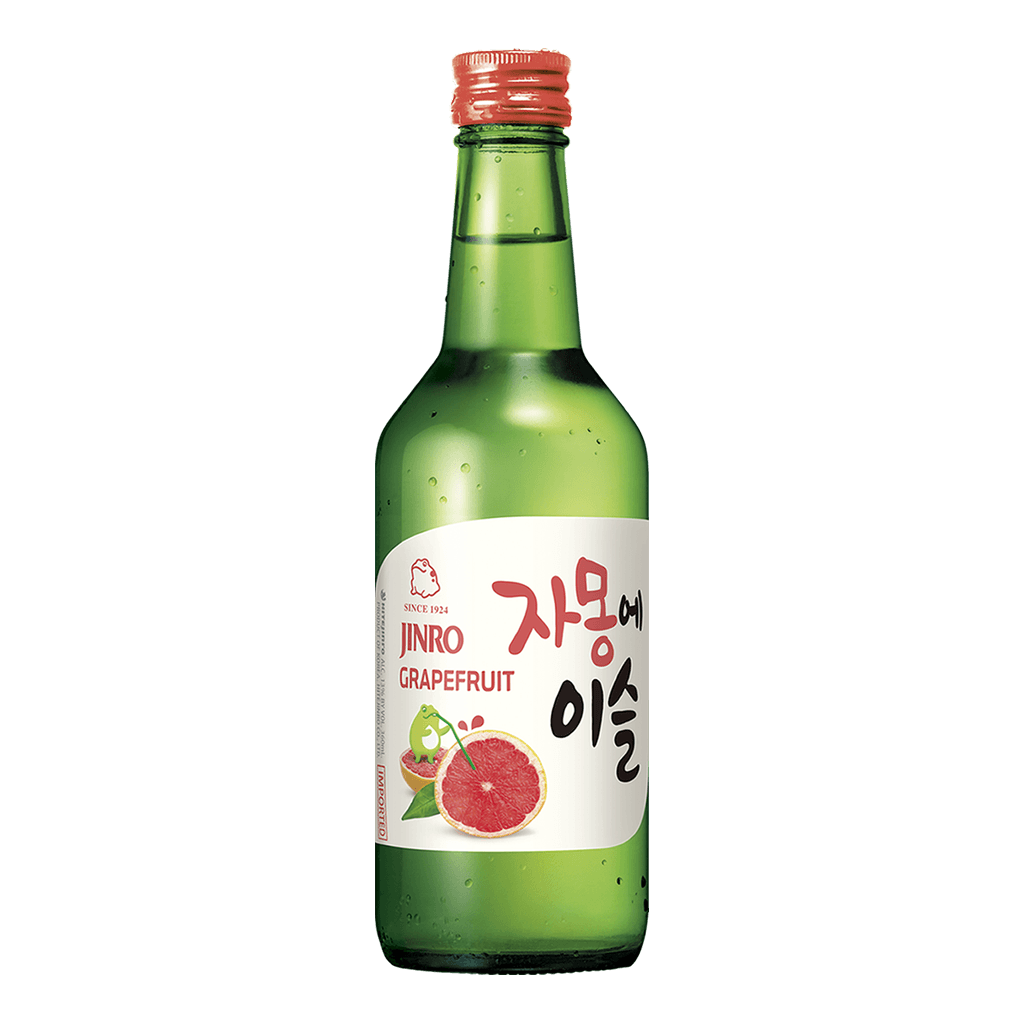 Jinro Chamisul Soju Grapefruit 360ml bottle - Boozy.ph