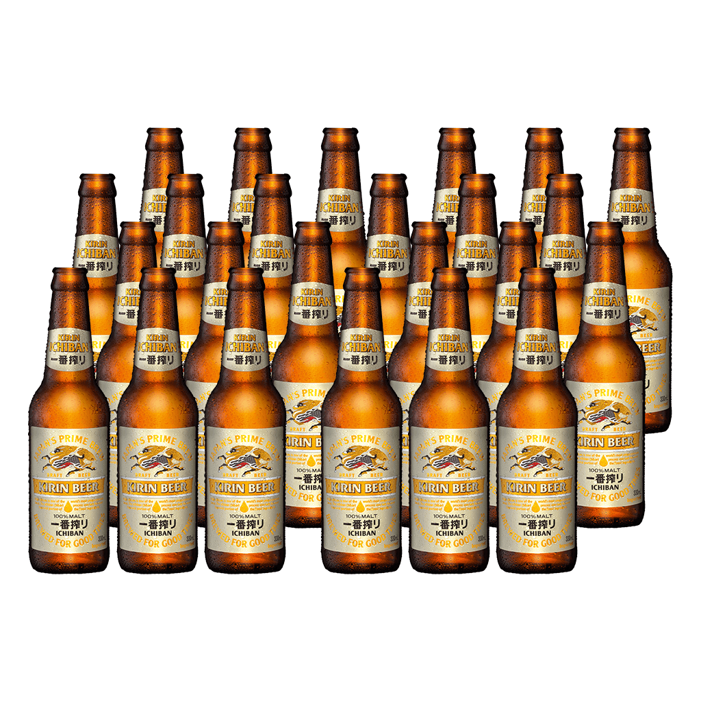 Kirin Ichiban 330 mL Bottle Case of 24