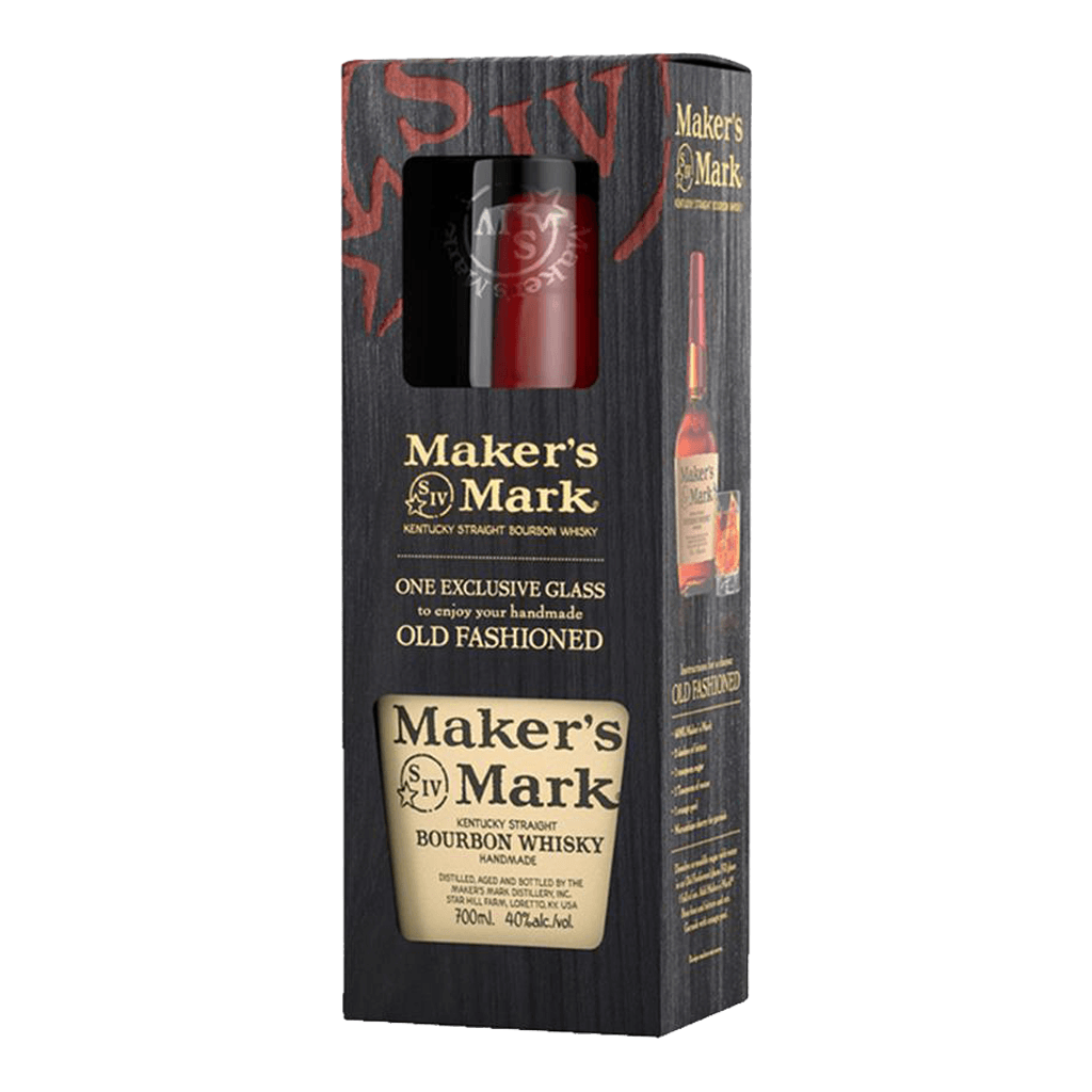 Maker's Mark 750ml with FREE Glass