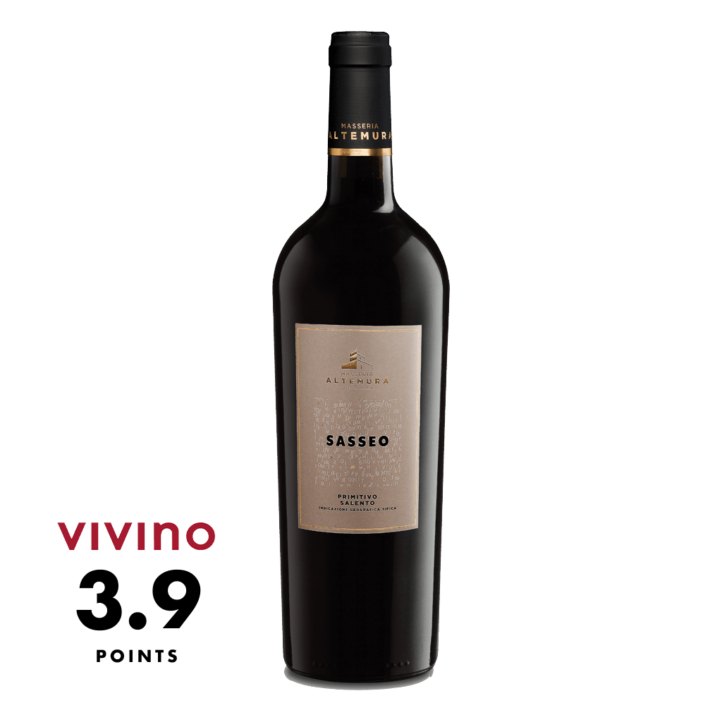Masseria Altemura-Puglia Sasseo Primitivo Salento 750ml - Boozy.ph
