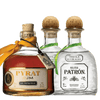 2 Patron Silver + FREE Pyrat Rum XO