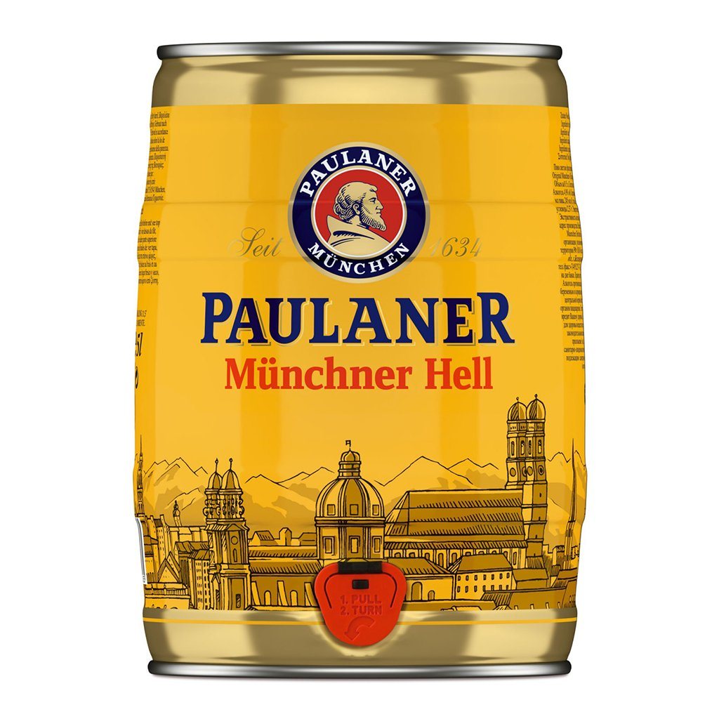 Paulaner Original Munchner Hell Party Keg 5L - Boozy.ph