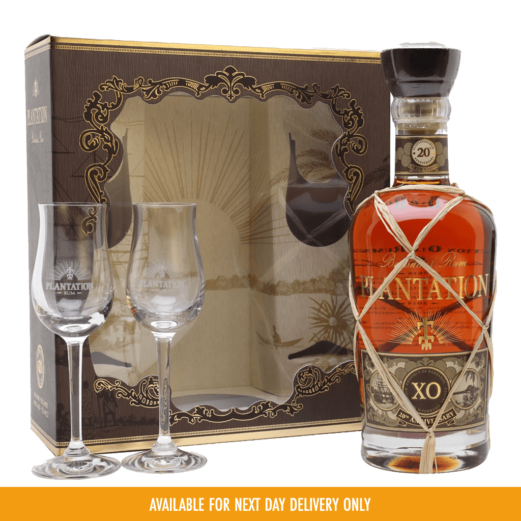 Plantation XO Pack with 2 Glasses