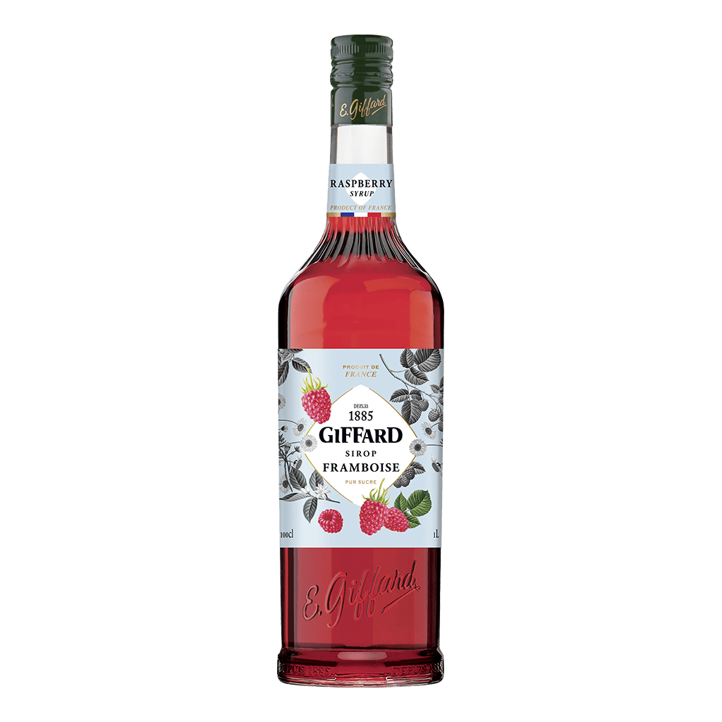 Giffard Syrups Raspberry 1L - Boozy.ph