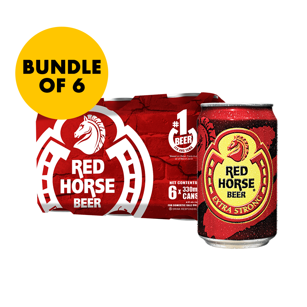 Red Horse Beer 330 mL Can 6-Pack