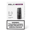 Relx 3 in 1 Pods Tangy Purple / Purple Grape - Boozy.ph