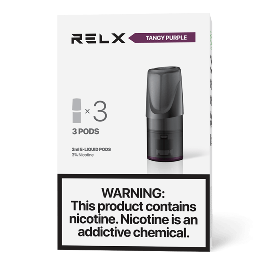 Relx 3 in 1 Pods Tangy Purple / Purple Grape - Boozy.ph
