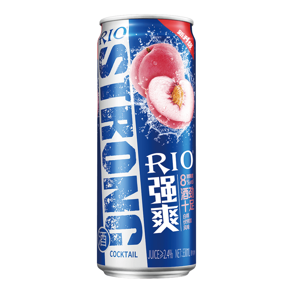 Rio Strong Peach 330ml