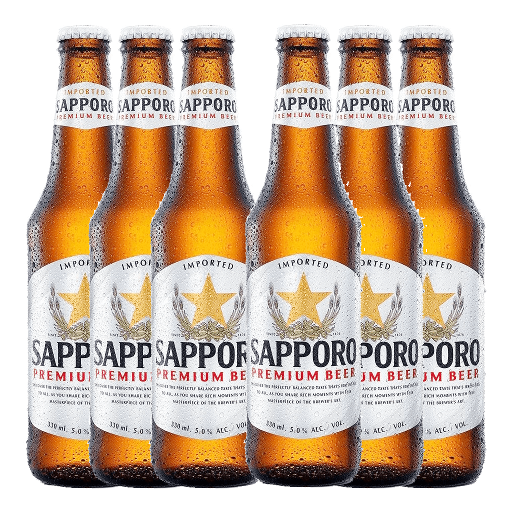 Sapporo 330ml Bundle of 6