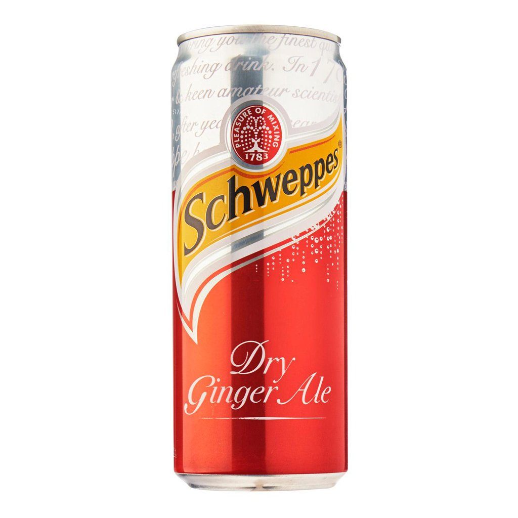 Schweppes Dry Ginger Ale 320ml - Boozy.ph