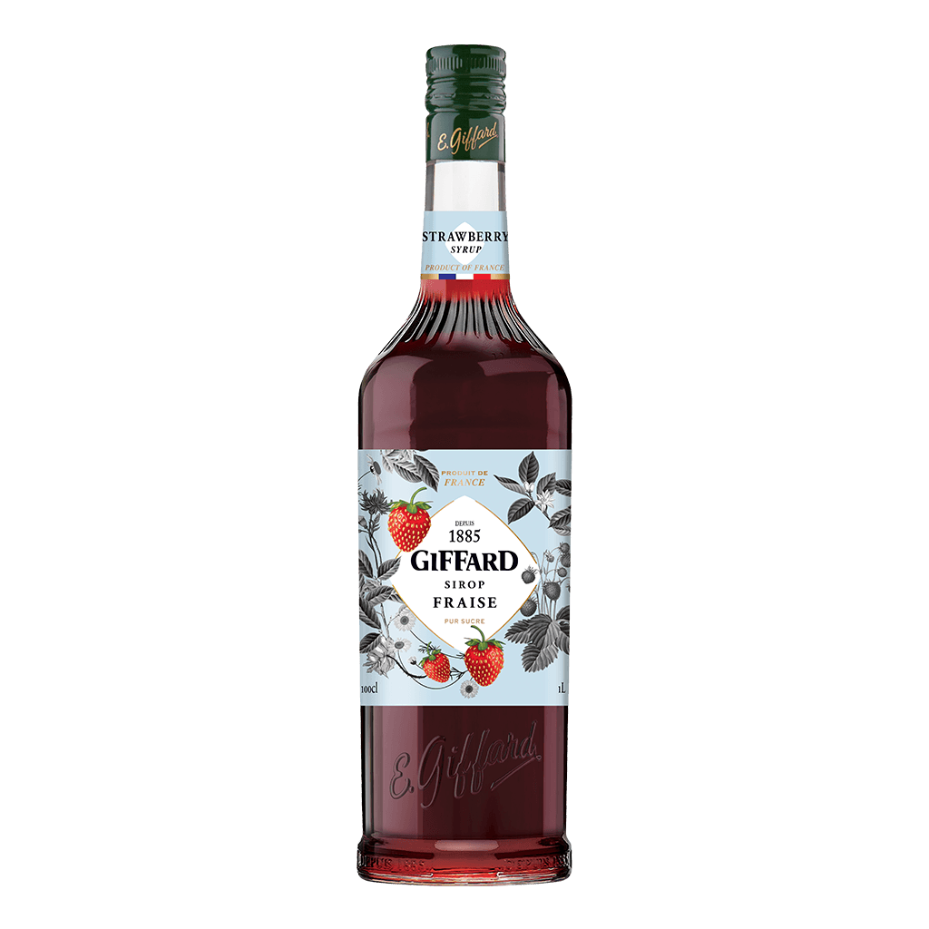 Giffard Syrups Strawberry 1L - Boozy.ph