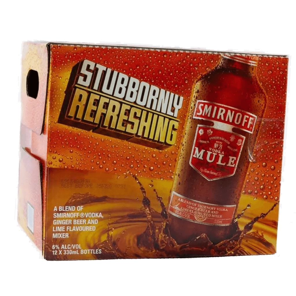 Smirnoff Mule 330ml Case 12 Bottles