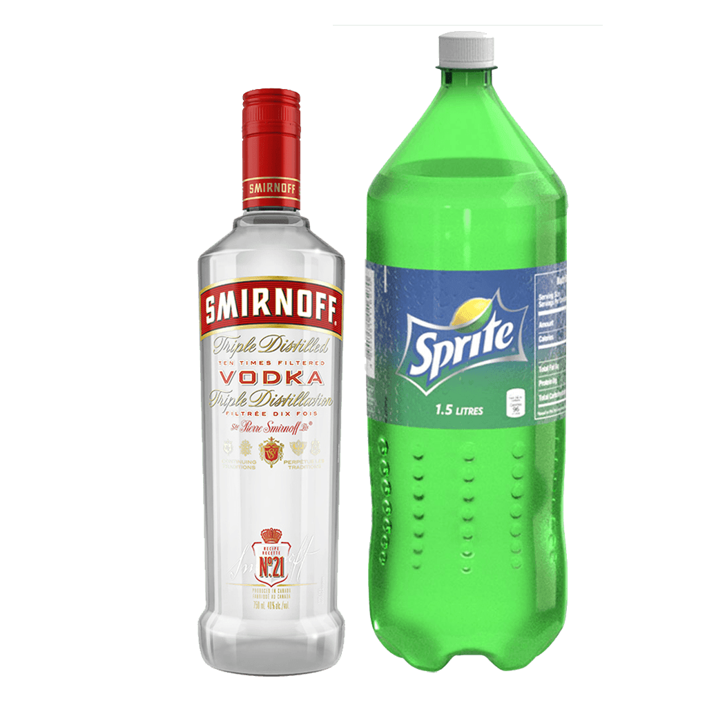 Smirnoff Red 700ml + FREE Sprite 1.5L