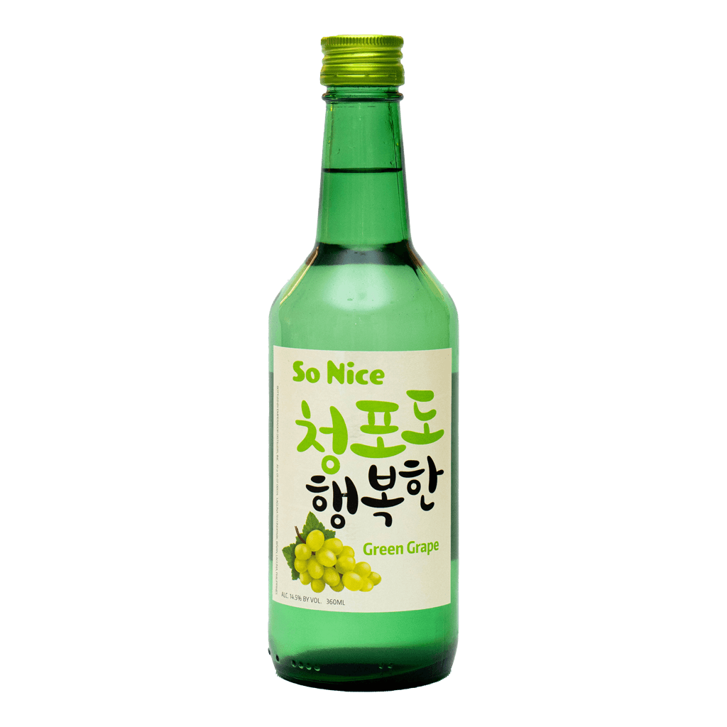 So Nice Green Grape Soju 360ml