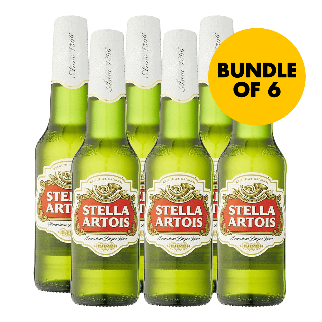 Stella Artois 330ml Bottle Bundle of 6