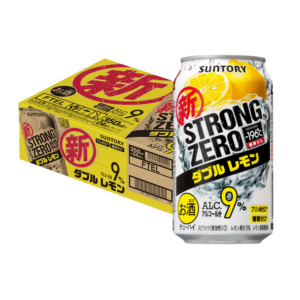 Strong Zero Double Lemon 350ml Case of 24